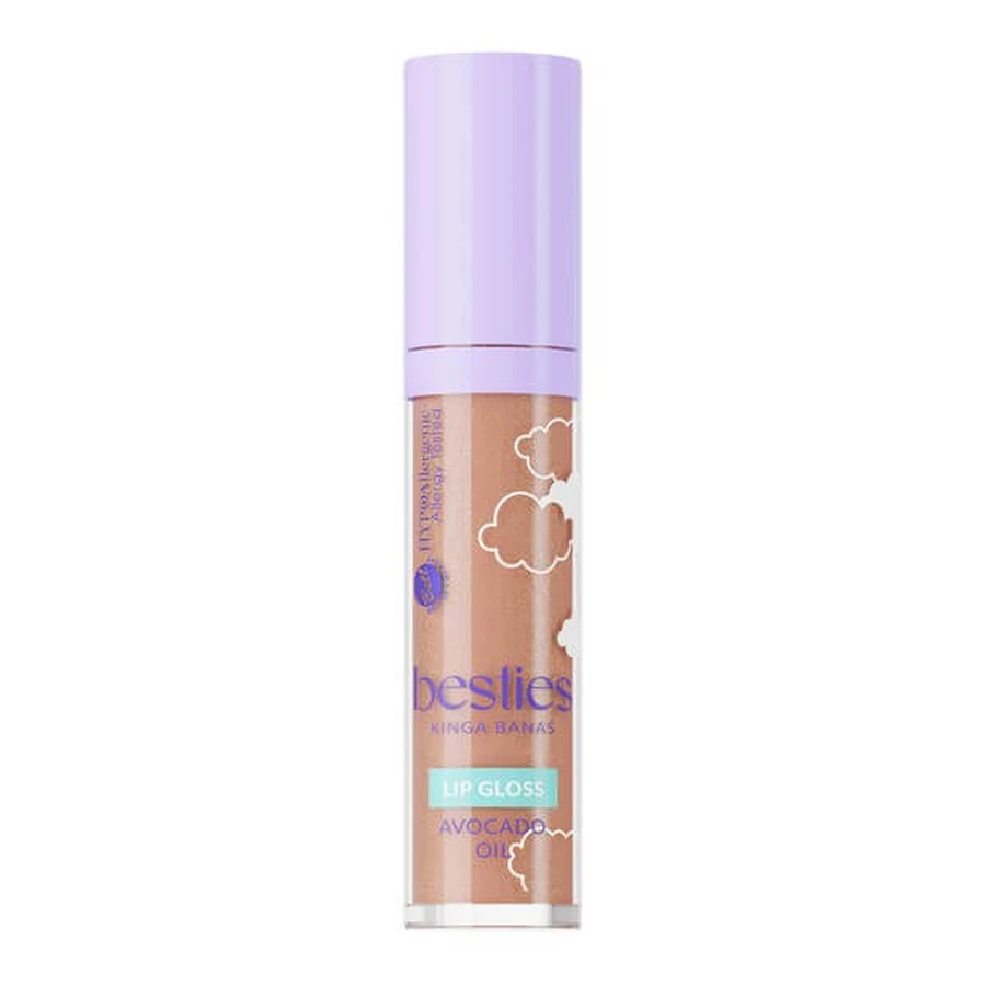 Bell Hypoallergenic x Besties Lip Gloss, hypoallergener Lipgloss, 01 Dreamy Nude, 4,3 g