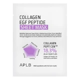 APLB Collagen EGF Peptide Sheet Mask, facial sheet mask with collagen and EGF peptides, 25 ml