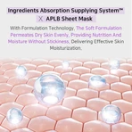APLB Collagen EGF Peptide Sheet Mask, Gesichtsmaske mit Kollagen und EGF-Peptiden, 25 ml