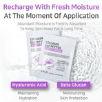 APLB Collagen EGF Peptide Sheet Mask, Gesichtsmaske mit Kollagen und EGF-Peptiden, 25 ml