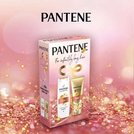 Pantene Oneindig Lang Shampoo 400 ml + Conditioner 220 ml set