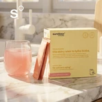 Sundose Everyday For Skin Anti-Aging, pliculețe cu pulbere, aromă de zmeură și lămâie, 15 buc.