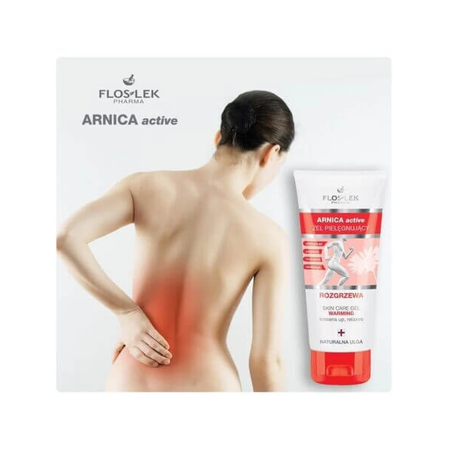 Flos-Lek Arnica Actief, verzorgende verwarmende gel, 100 ml