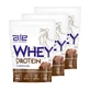 Lot de 3x ALE Whey Protein Goût Chocolat