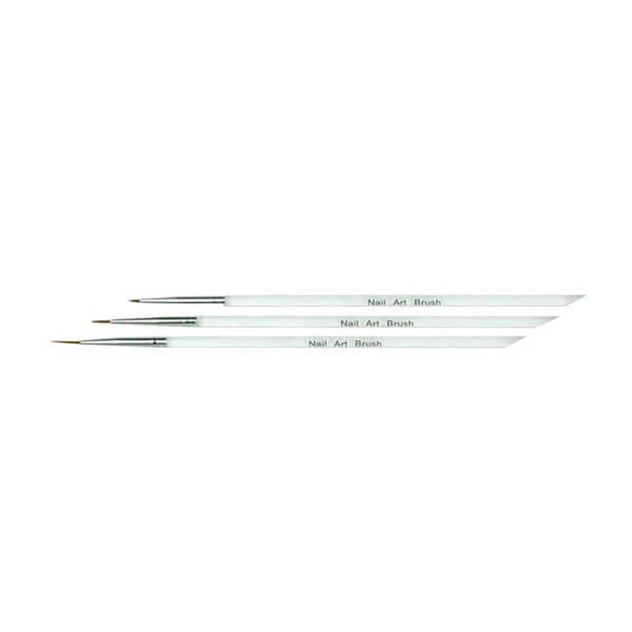 NeoNail, set of decorating brushes, 3 pcs.