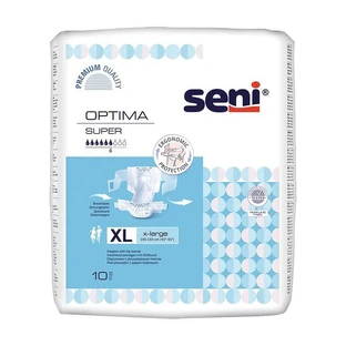 Seni Optima Super, Windeln mit Bauchgurt, Größe XL, 10 Stück.