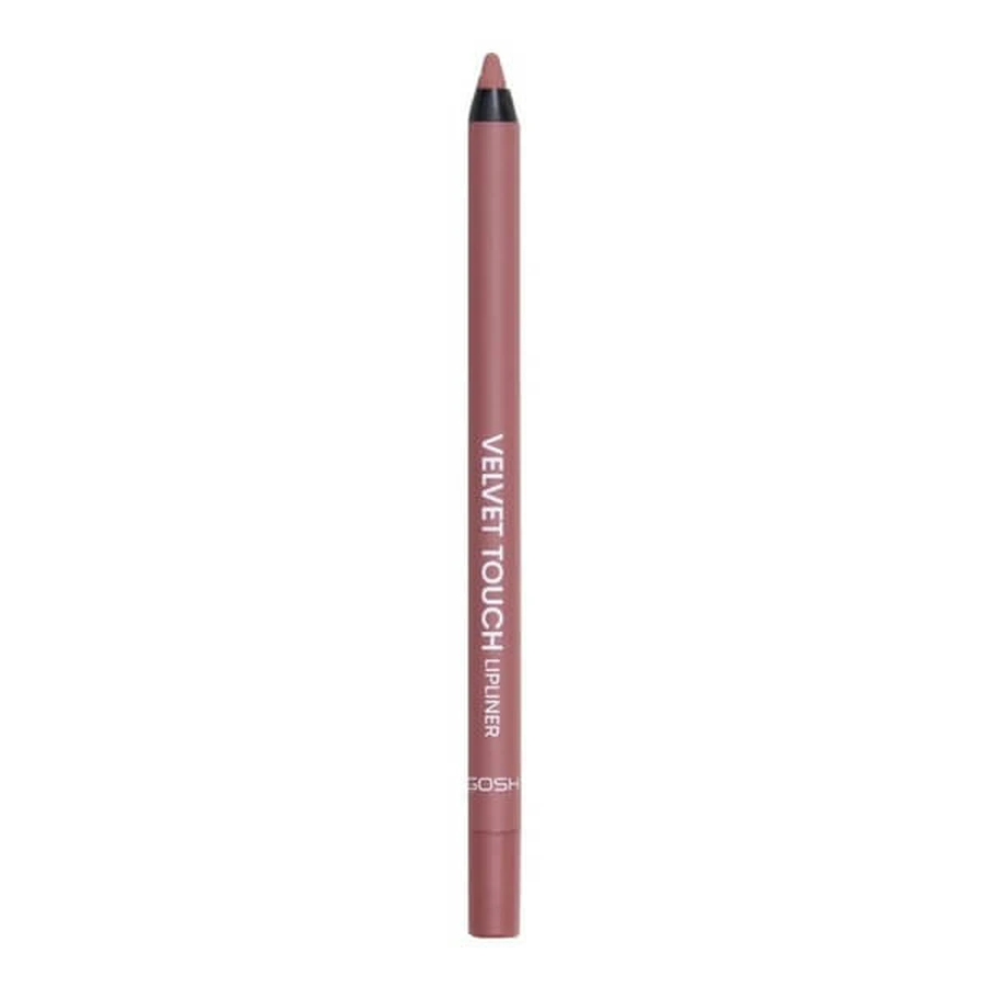 Gosh Velvet Touch Lip Liner, crayon à lèvres imperméable, 009 Rose, 1.2 g