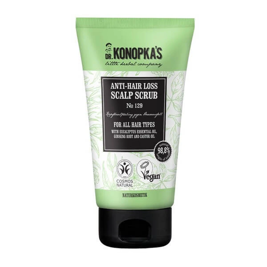Dr.Konopka's, Kopfhautpeeling gegen Haarausfall für alle Haartypen, 150 ml