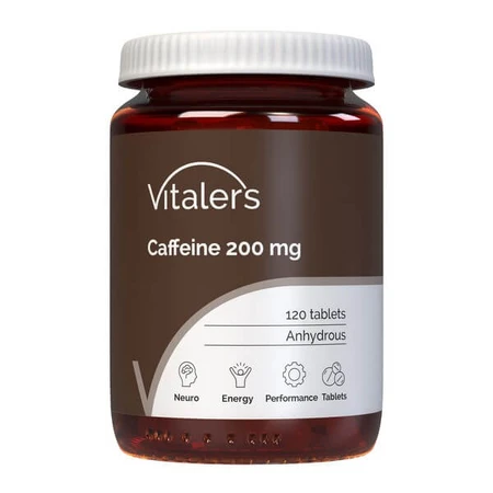 Vitalers Koffein 200 mg, Tabletten, 120 Stück.