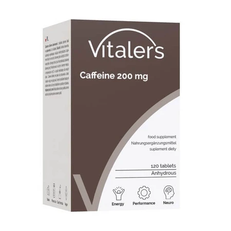 Vitalers Koffein 200 mg, Tabletten, 120 Stück.