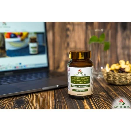 My Herbs Magnesiumcitrat Kaliumcitrat Vitamin B6, Kapseln, 100 Stk.
