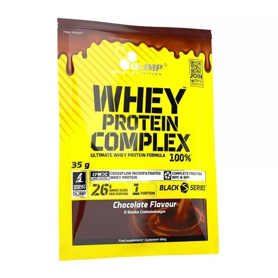 Olimp Whey Protein Complex 100%, poeder, chocoladesmaak, 35 g