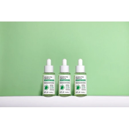 APLB AHA BHA PHA Centella Ampolla, suero facial, 40 ml.