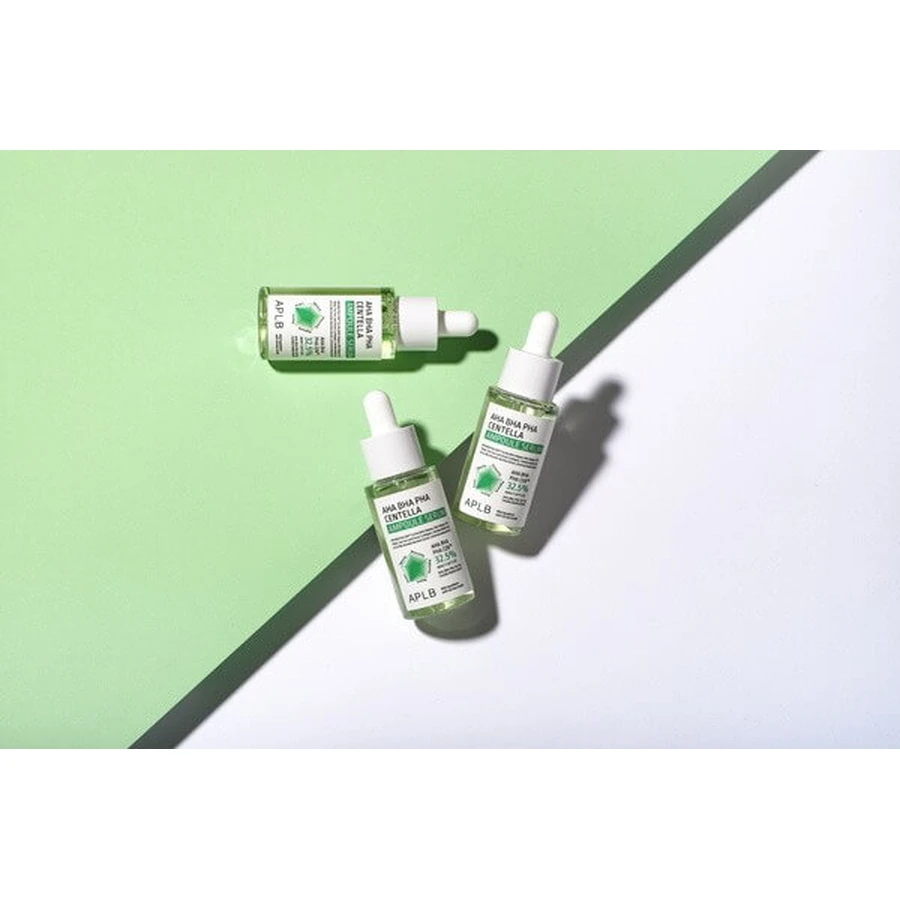 APLB AHA BHA PHA Centella Ampolla, suero facial, 40 ml.
