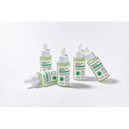 APLB AHA BHA PHA Centella Ampolla, suero facial, 40 ml.