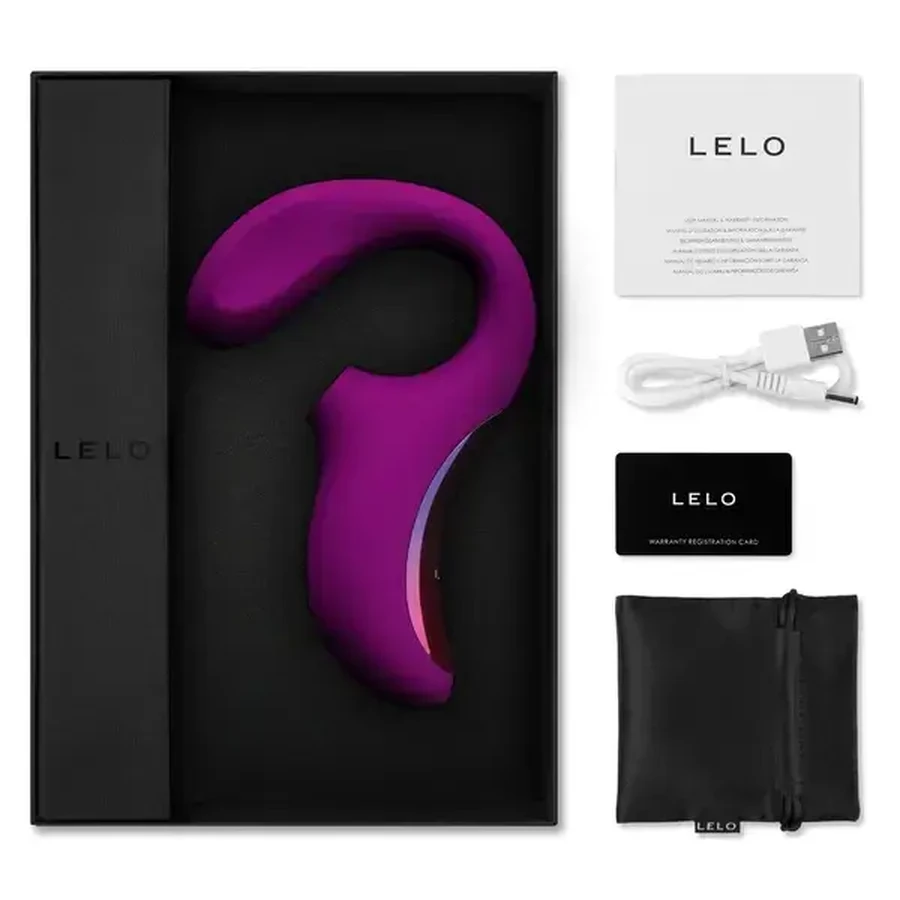 Lelo Enigma Deep Rose, Schallvibrator mit doppelter Wirkung, 1 Stk.