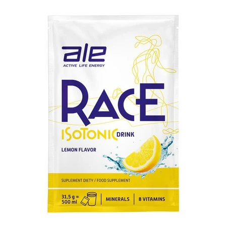 Ale Race Bebida Isotónica Sabor Limón, en polvo, 31,5 g