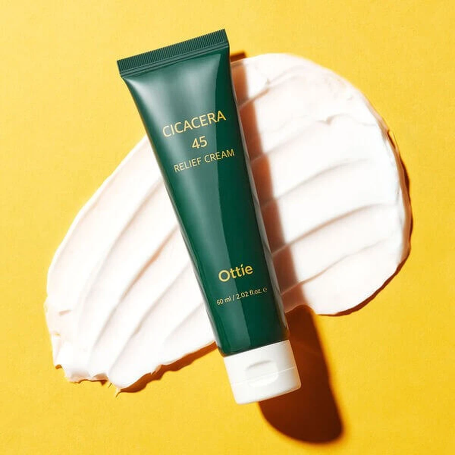 OTTIE Cicacera 45 Relief Cream, cremă calmantă cu Centella Asiatica, 60 ml