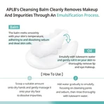 APLB Glutathione Niacinamide Cleansing Balm, makeup remover balm with glutathione and niacinamide, 80 ml