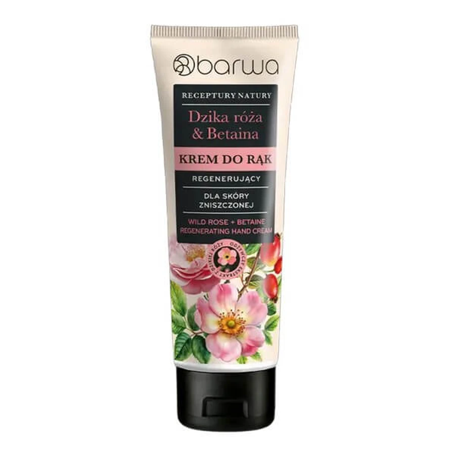 Barwa Receptury Nature, regenerating hand cream, Wild Rose &amp; Betaine, 100 ml