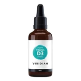 Viridian, Vitamine D3 2000IU (vegan), liquide, 50 ml