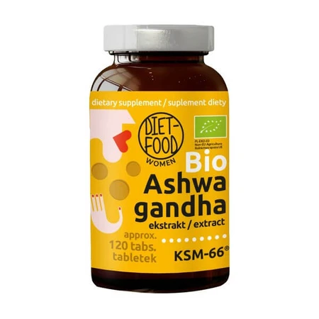 Diet-Food Women Bio Ashwagandha KSM-66, tablets, 120 pcs.