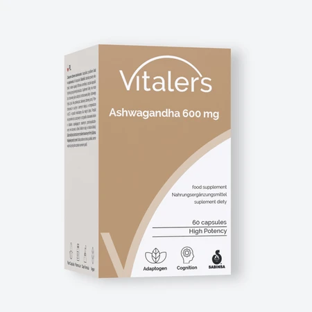 Vitalers Ashwagandha 600 mg, capsules, 60 st.