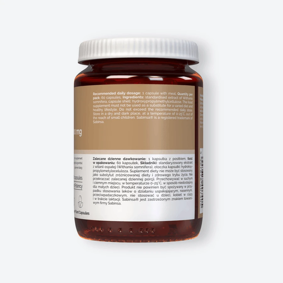 Vitalers Ashwagandha 600 mg, capsules, 60 st.