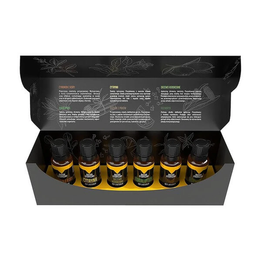 Set of essential oils - nature's first aid kit, 6 x 10 ml