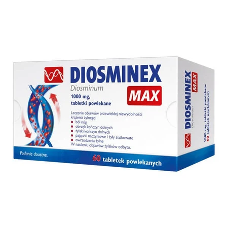 Set van 2x Diosminex Max, 1000 mg, filmomhulde tabletten, 60 st.
