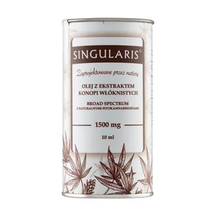 Singularis Breed spectrum vezelig hennep extract olie, 10ml