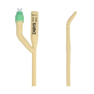 Outline, Foley'a cathéter urologique, à deux voies avec valve en plastique, et embout de Tiemann, CH 14/30ml, 1 pc.