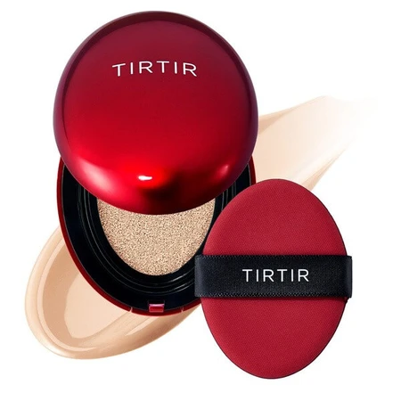 Tirtir Mask Fit Red Cushion Mini, Cool Ivory 21C, base de maquillaje cushion, 4,5 g