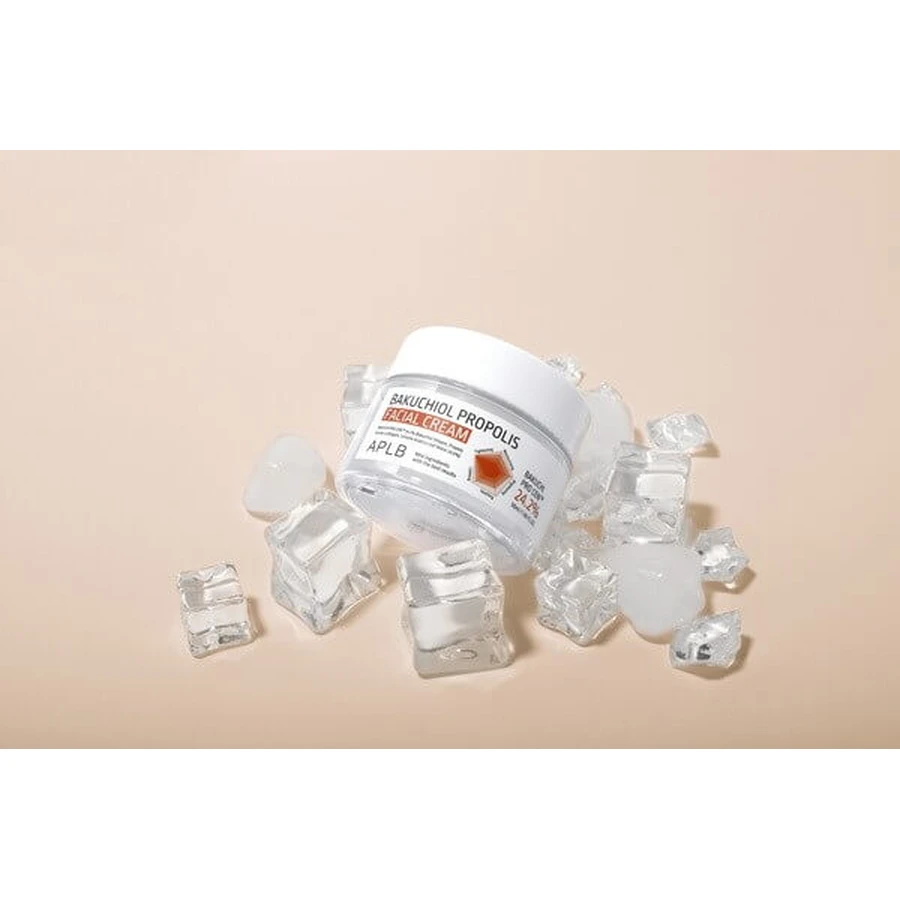APLB Bakuchiol Propolis Gezichtscrème, verzachtende gezichtscrème met bacuchiol en propolis, 55 ml