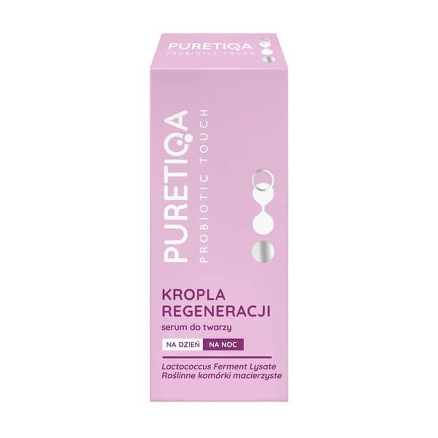 Puretiqa Probiotic Touch Regeneration Drop, ser facial probiotic, 15 ml