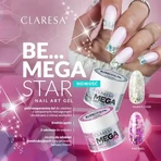 Claresa Mega Star Art Gel, embellishment gel, Pink Pixel, 10 g