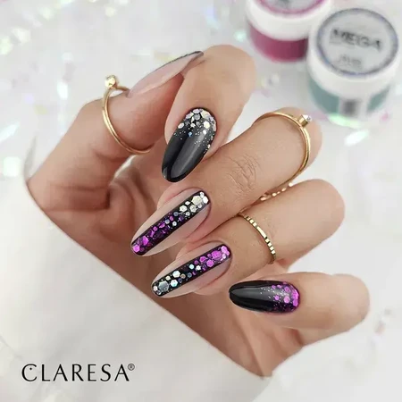 Claresa Mega Star Art Gel, embellishment gel, Pink Pixel, 10 g