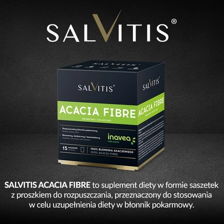 Salvitis Acacia Fibra (Fibra de Acacia), sobres de polvo, 15 uds.