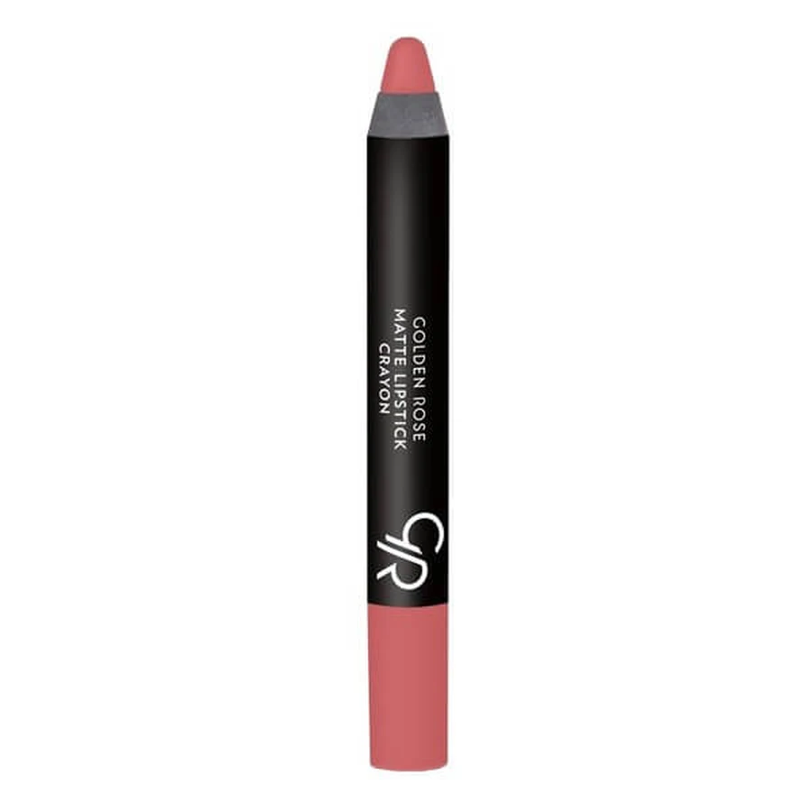 Golden Rose Matte Crayon Lipstick, barra de labios mate en lápiz, 13, 3,5 g