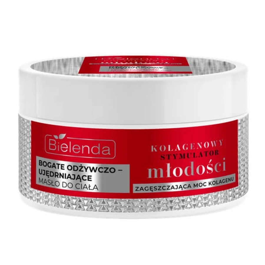 Bielenda Collageen Youth Stimulator, rijke voedende en verstevigende body butter, 200 ml