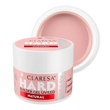 Claresa Hard&amp;Easy Builder Gel, nail building gel, Natural, 45 g