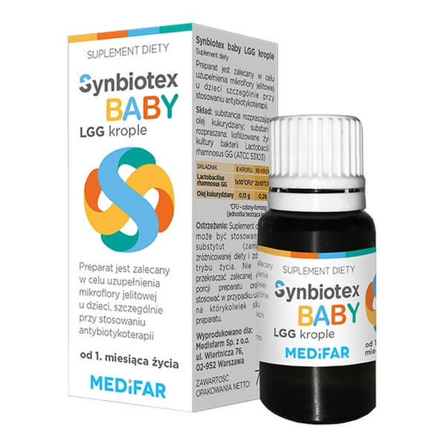 Synbiotex Baby LGG, druppels, 7 ml
