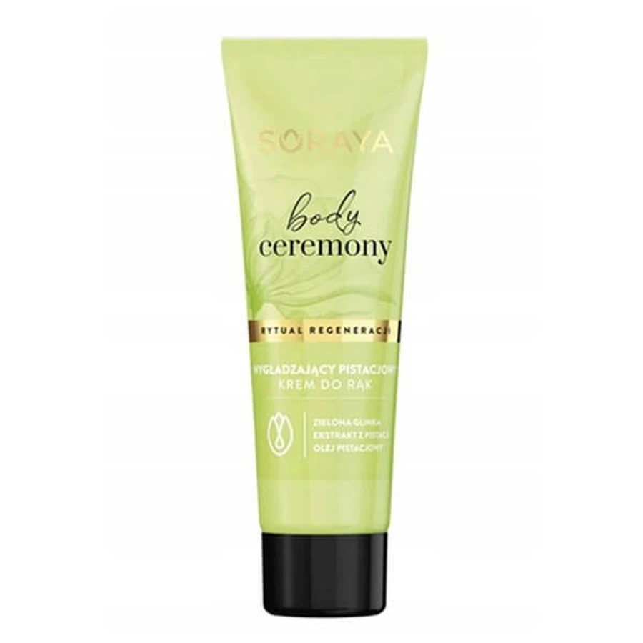 Soraya Body Ceremony, smoothing pistachio hand cream, 50 ml
