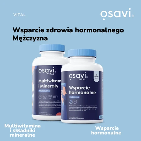 Osavi Mannelijke Hormoon Ondersteuning, capsules, 90 stuks.
