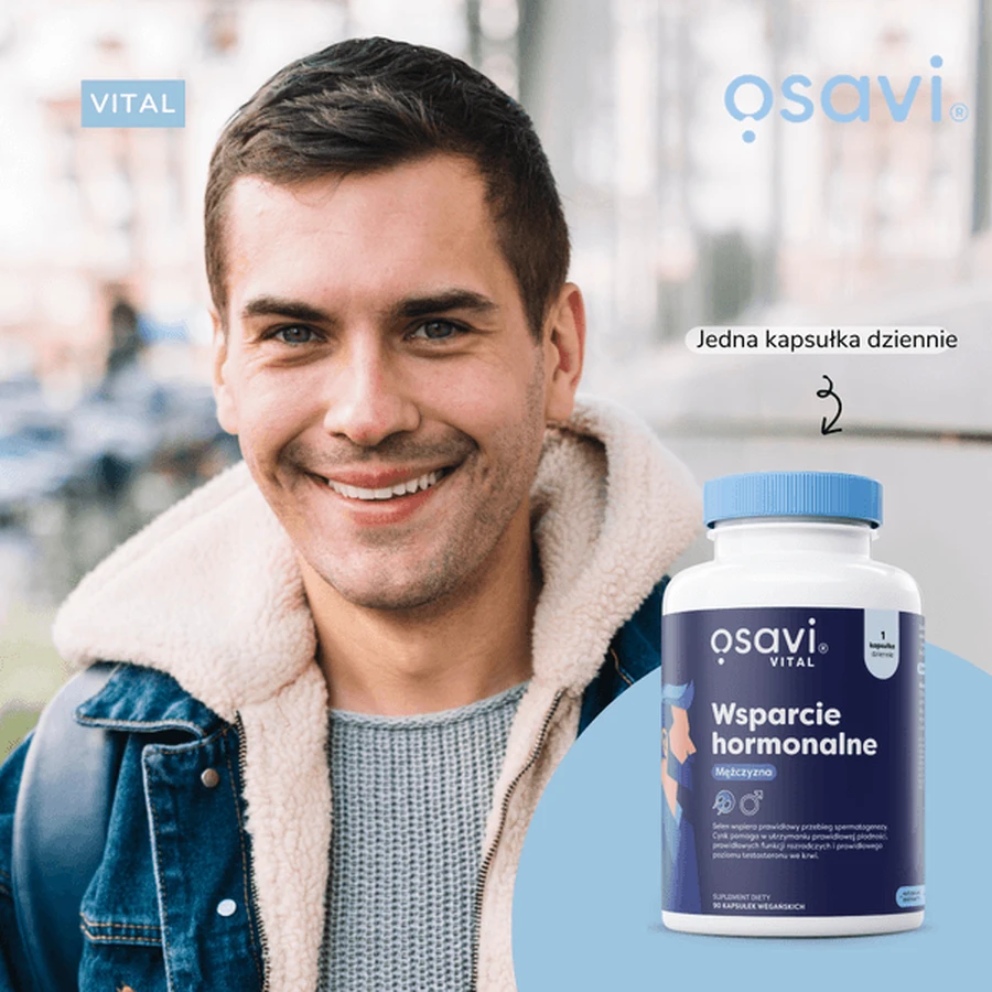 Osavi Mannelijke Hormoon Ondersteuning, capsules, 90 stuks.
