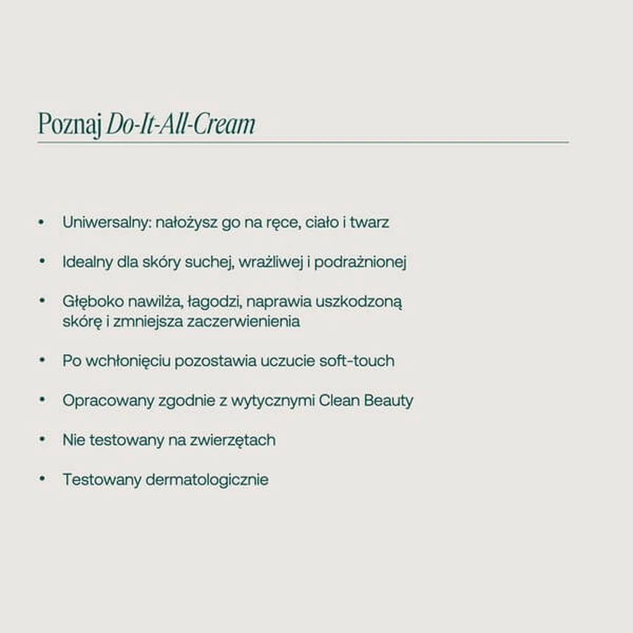 Sord Do-It-All Cream, universele herstellende crème voor handen, lichaam en gezicht, 100 ml