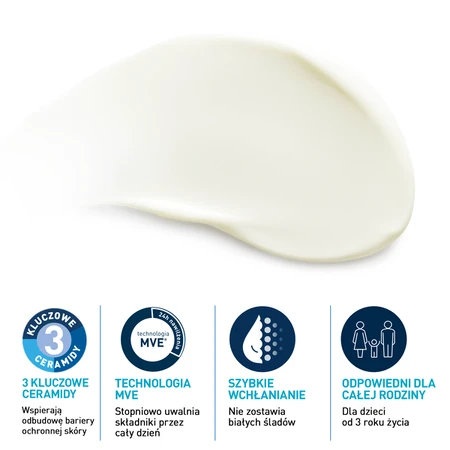 CeraVe, loción solar hidratante invisible SPF50+, 75 ml