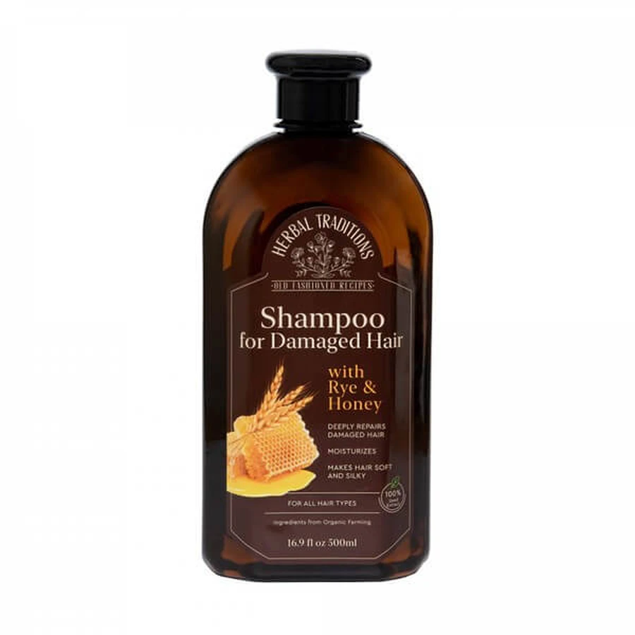 Herbal Traditions, Grain and Honey, shampoo for damaged hair, 500 ml