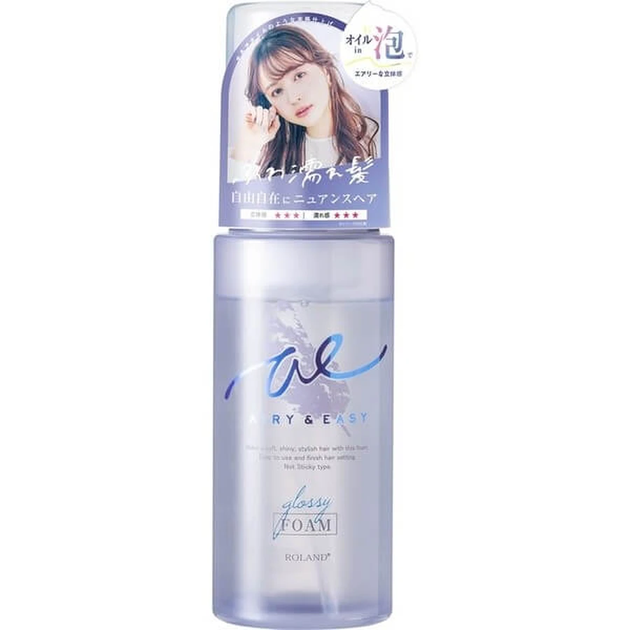 Airy &amp; Easy, Glossy Repair Oil Foam, espuma de aceite para el cabello, 150 ml