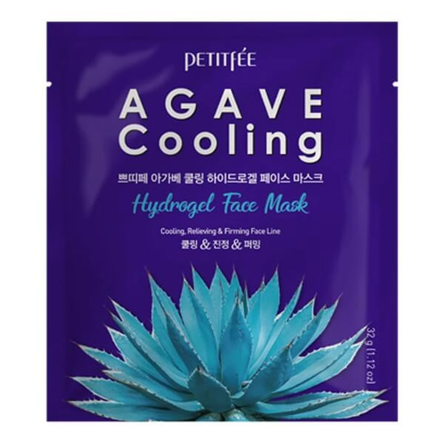 Petitfee, hydraterend en verfrissend hydrogel sheet masker met agave-extract, 32 g